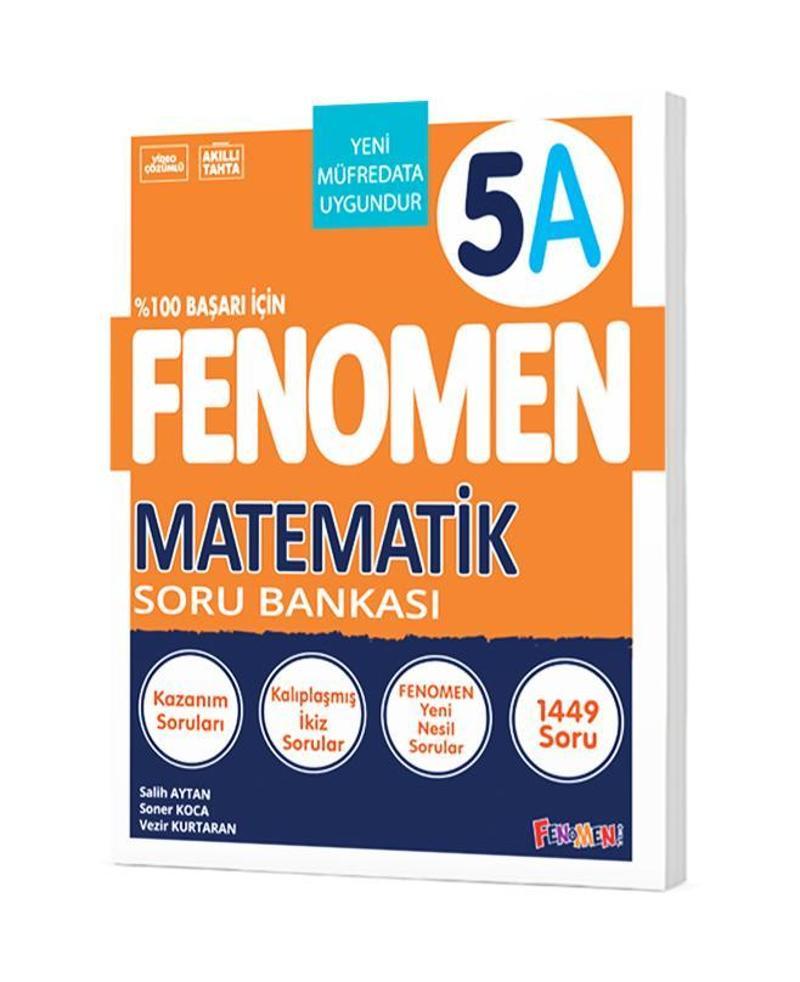 Fenomen Yayınları 5 Sınıf MATEMATİK A SORU BANKASI
