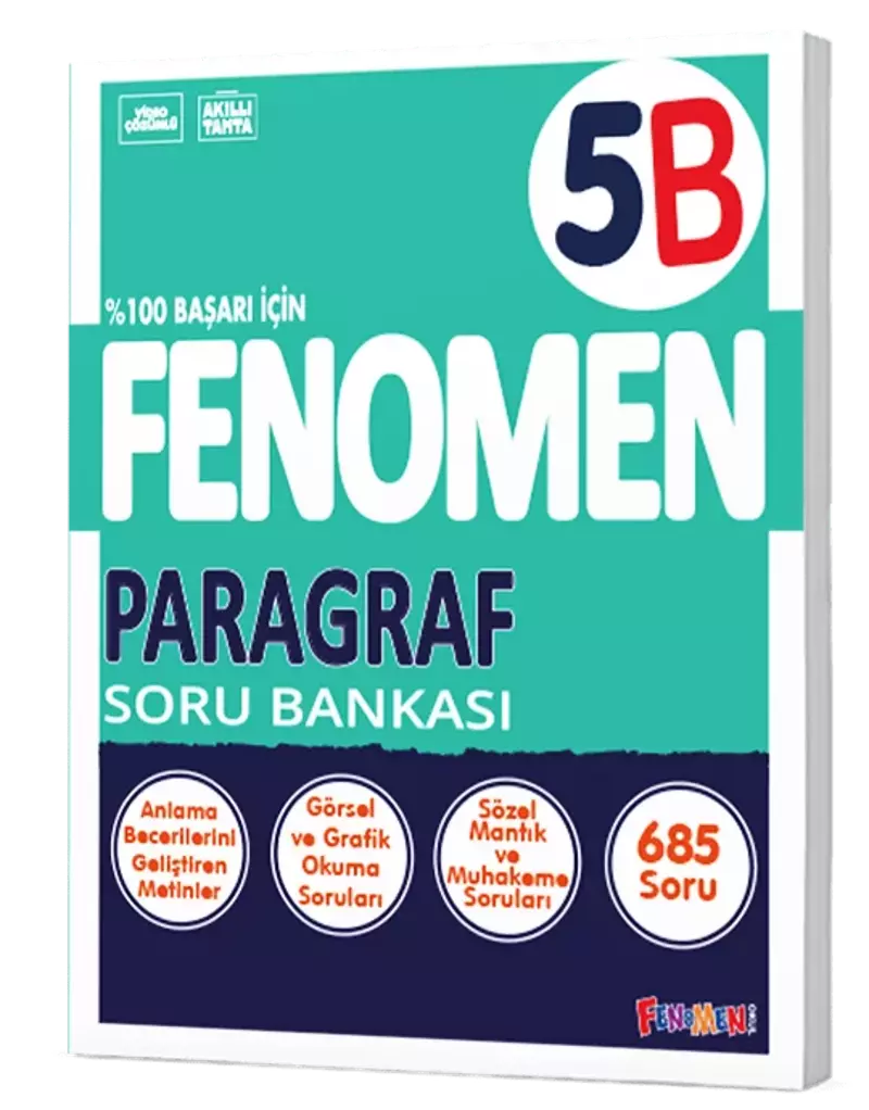 Fenomen Yayınları 5 Sınıf Paragraf B Soru Bankası