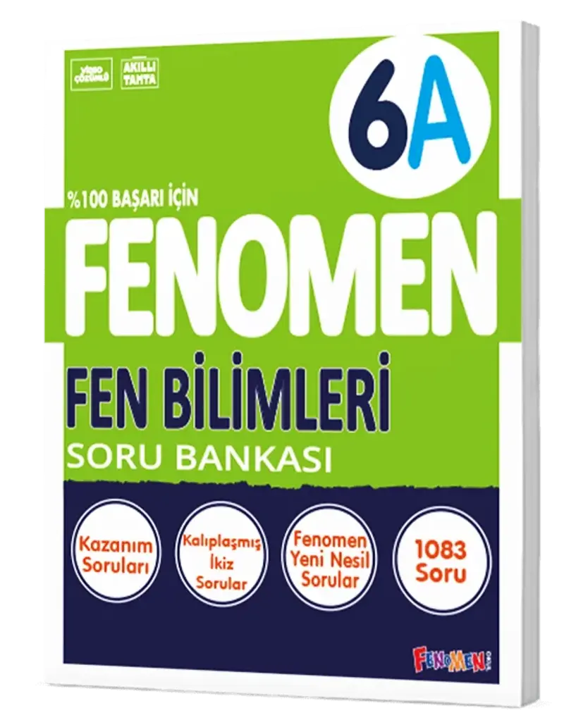 Fenomen Yayınları 6 Sınıf Fen Bilimleri A Soru Bankası