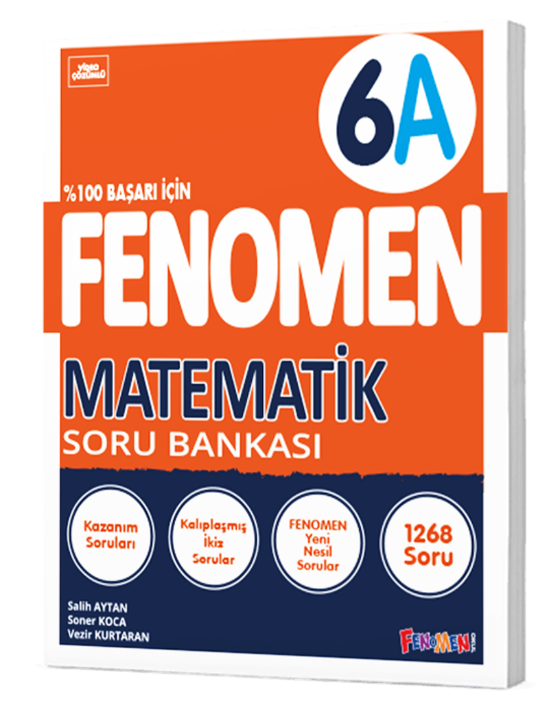 Fenomen Yayınları 6 Sınıf Matematik A Soru Bankası 