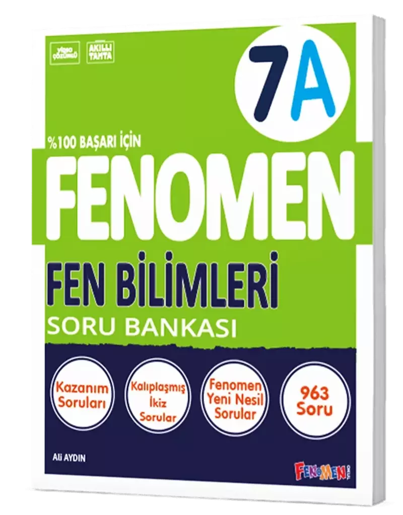 Fenomen Yayınları 7 Sınıf Fen Bilimleri A Soru Bankası