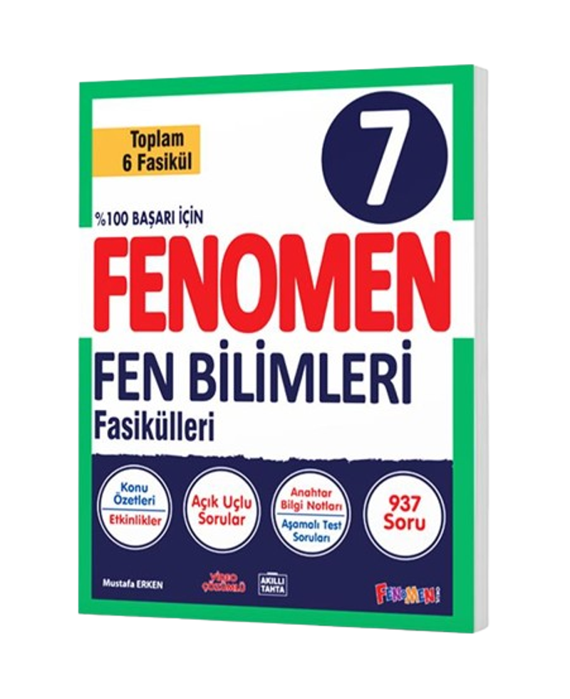 Fenomen Yayınları 7 Sınıf Fen Bilimleri Konu Fasikülleri 6 Konu