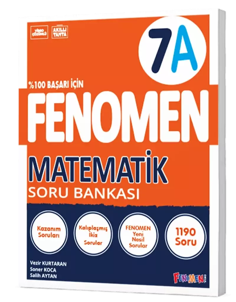 Fenomen Yayınları 7 Sınıf Matematik A Soru Bankası 