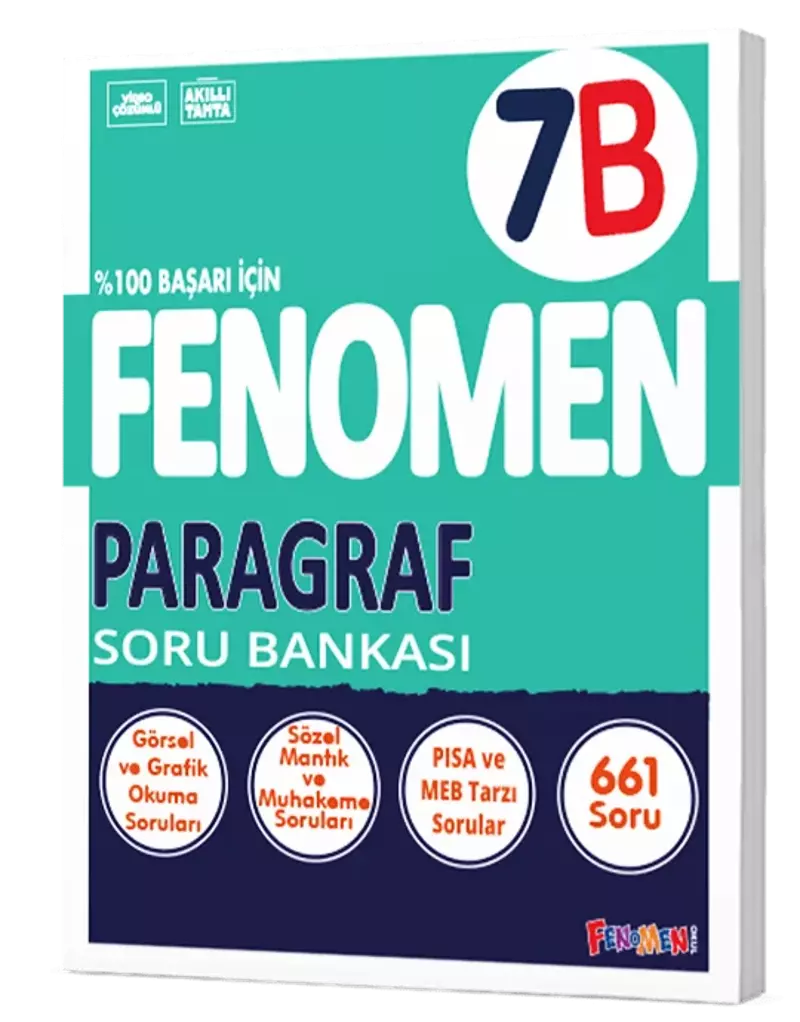 Fenomen Yayınları 7 Sınıf Paragraf B Soru Bankası