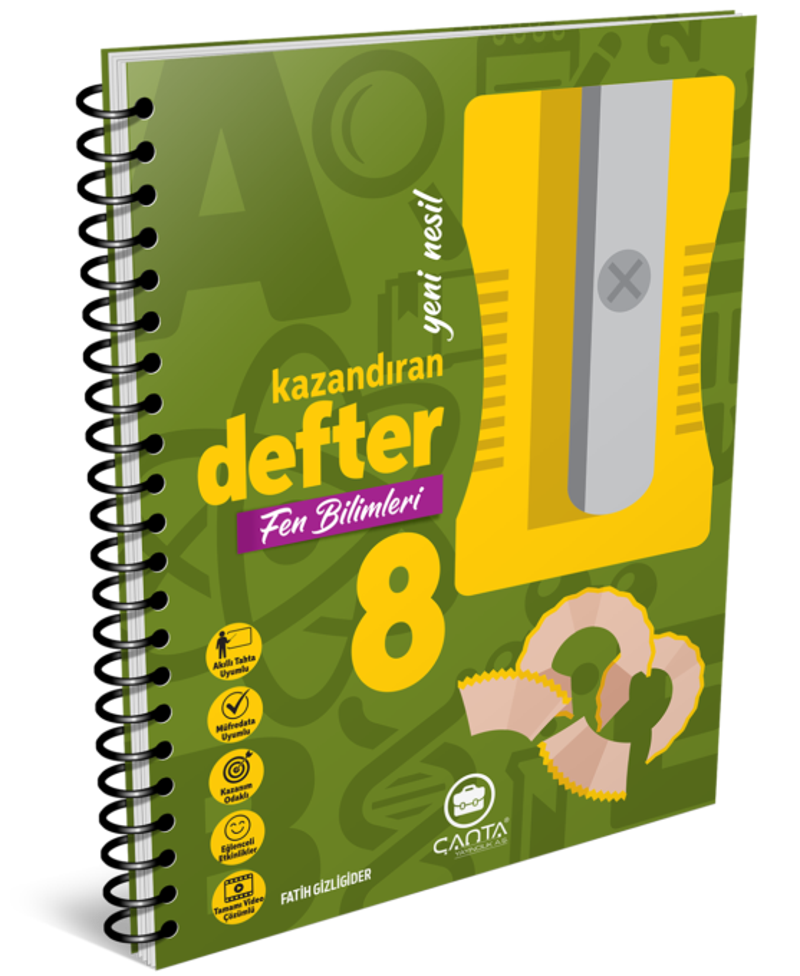 Çanta Yayıncılık 8 Sınıf Fen Bilimleri Kazandıran Defter LGS