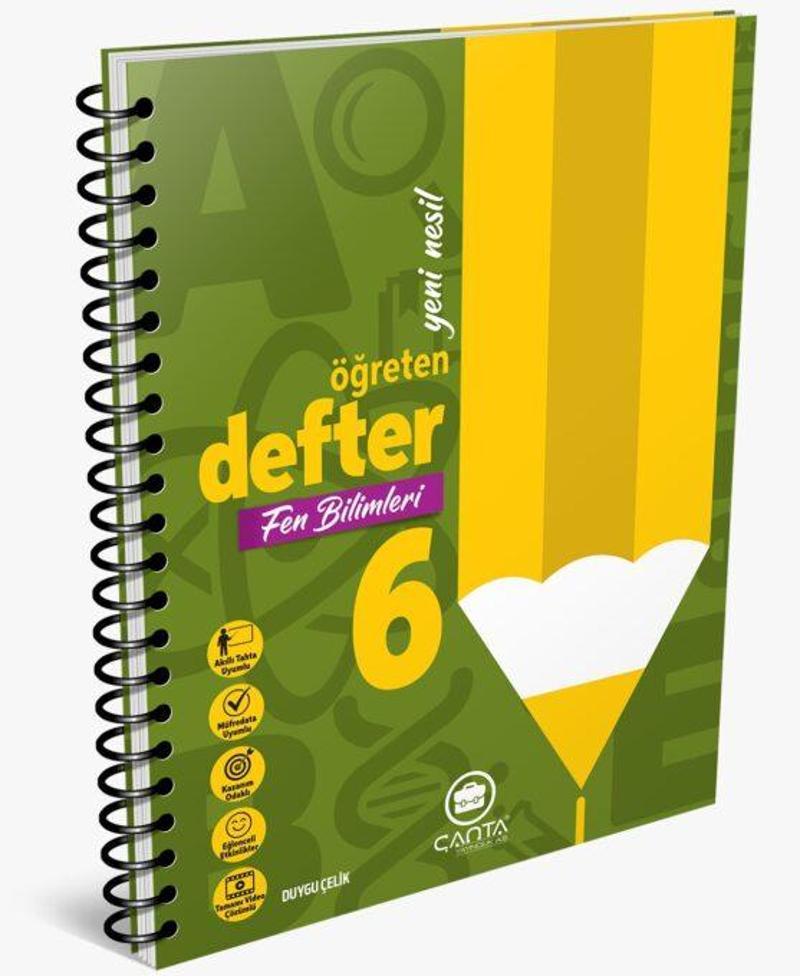 Çanta Yayınları 6 Sınıf Fen Bilimleri Öğreten Defter