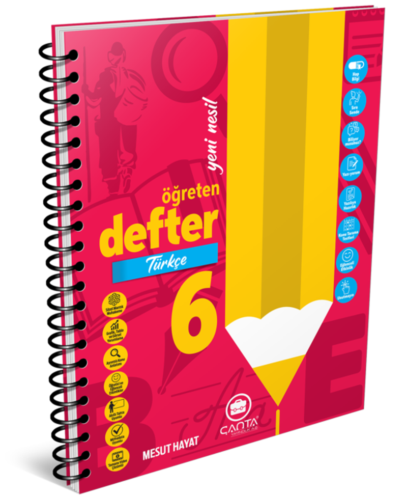 Çanta Yayınları 6 Sınıf Türkçe Öğreten Defter