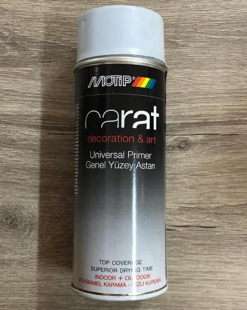 Carat Akrilik Sprey METAL YÜZEY ASTARI 400 ml