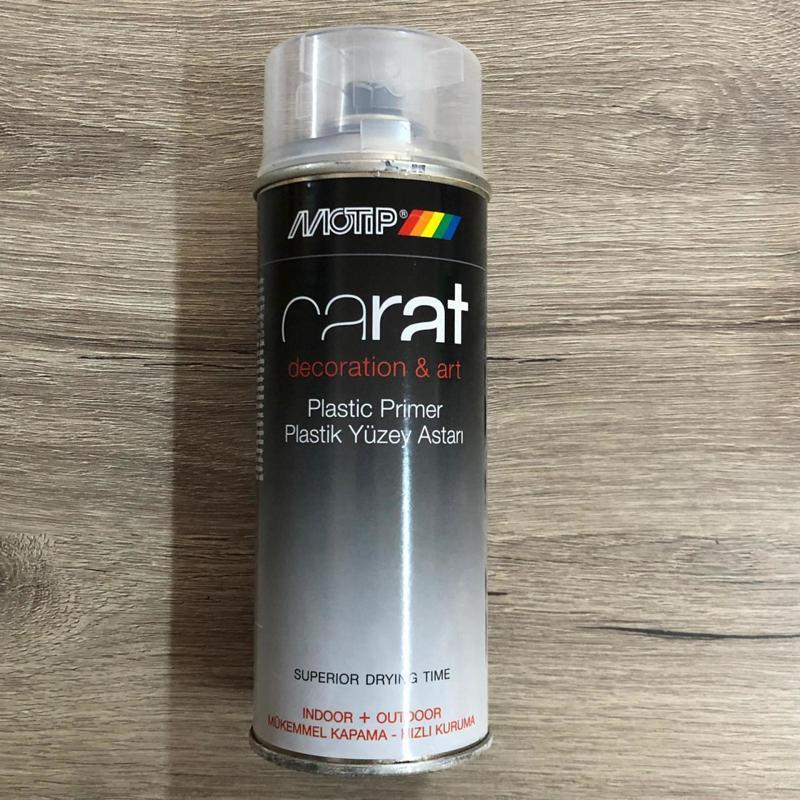 Carat Akrilik Sprey PLASTİK YÜZEY ASTARI 400 ml