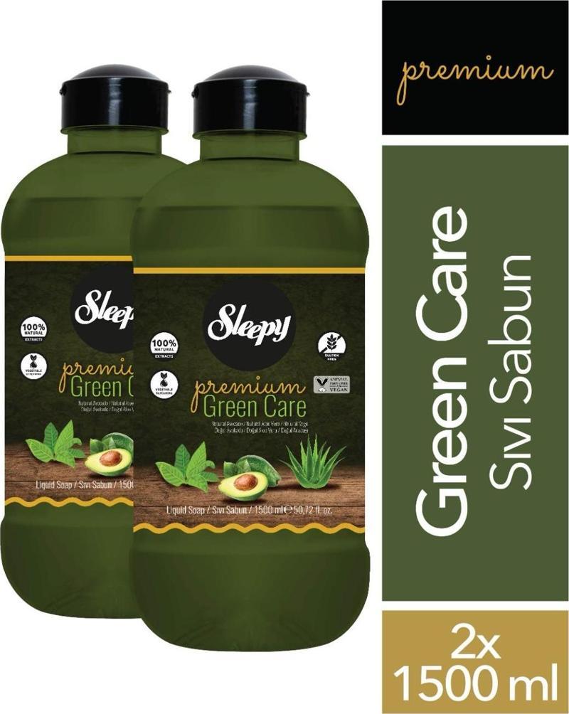 Premium Green Care Serisi Sıvı Sabun 2x1500 ml