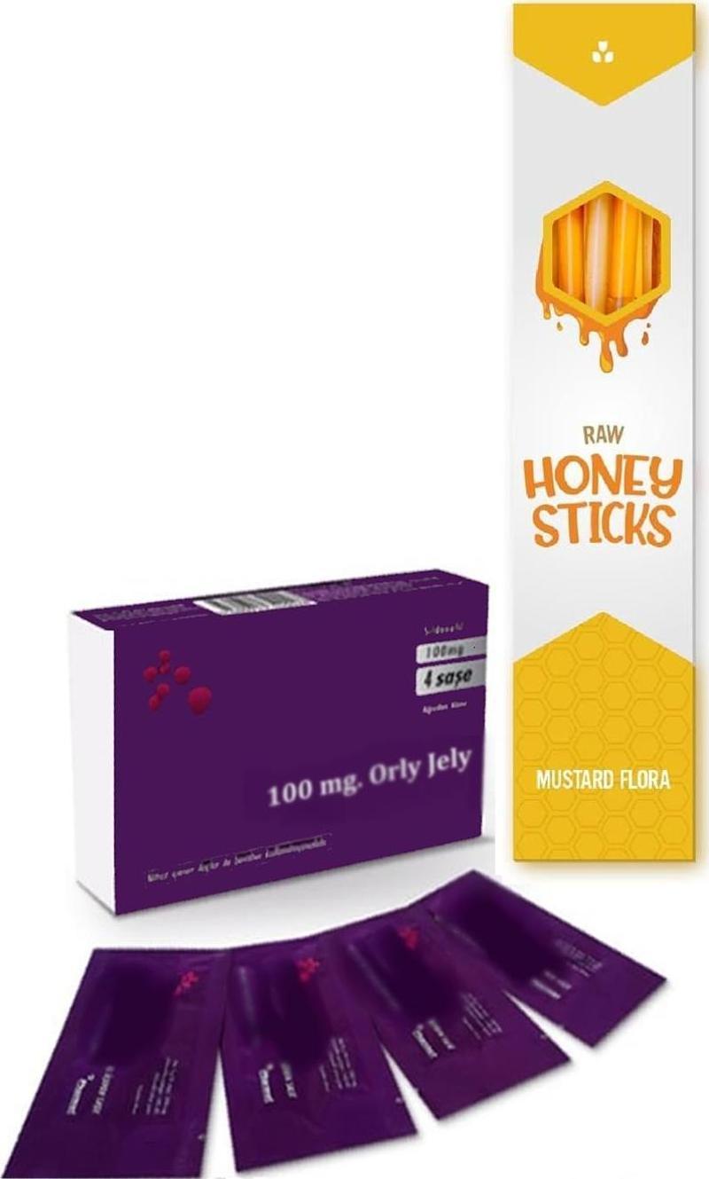 Honey JeligraStick - [ 4 adet - 100 mg. ]