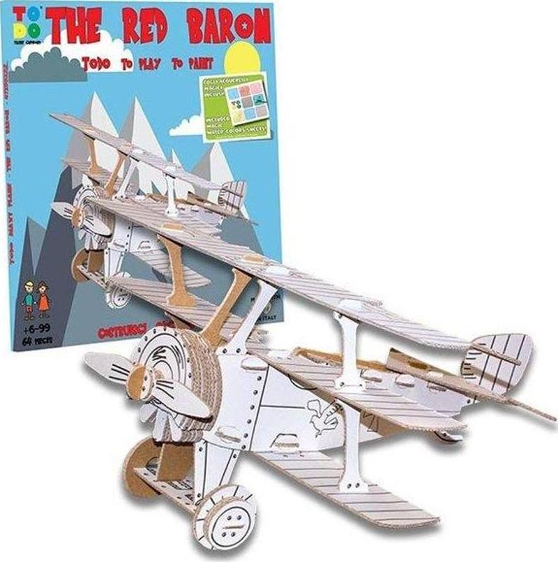 The Red Baron 3D Boyanabilir Maket Rb0335