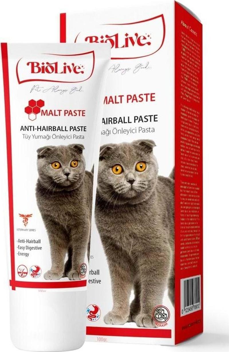 AntiHairBall Kediler İçin Tüy Yumağı Önleyici Paste 100gr