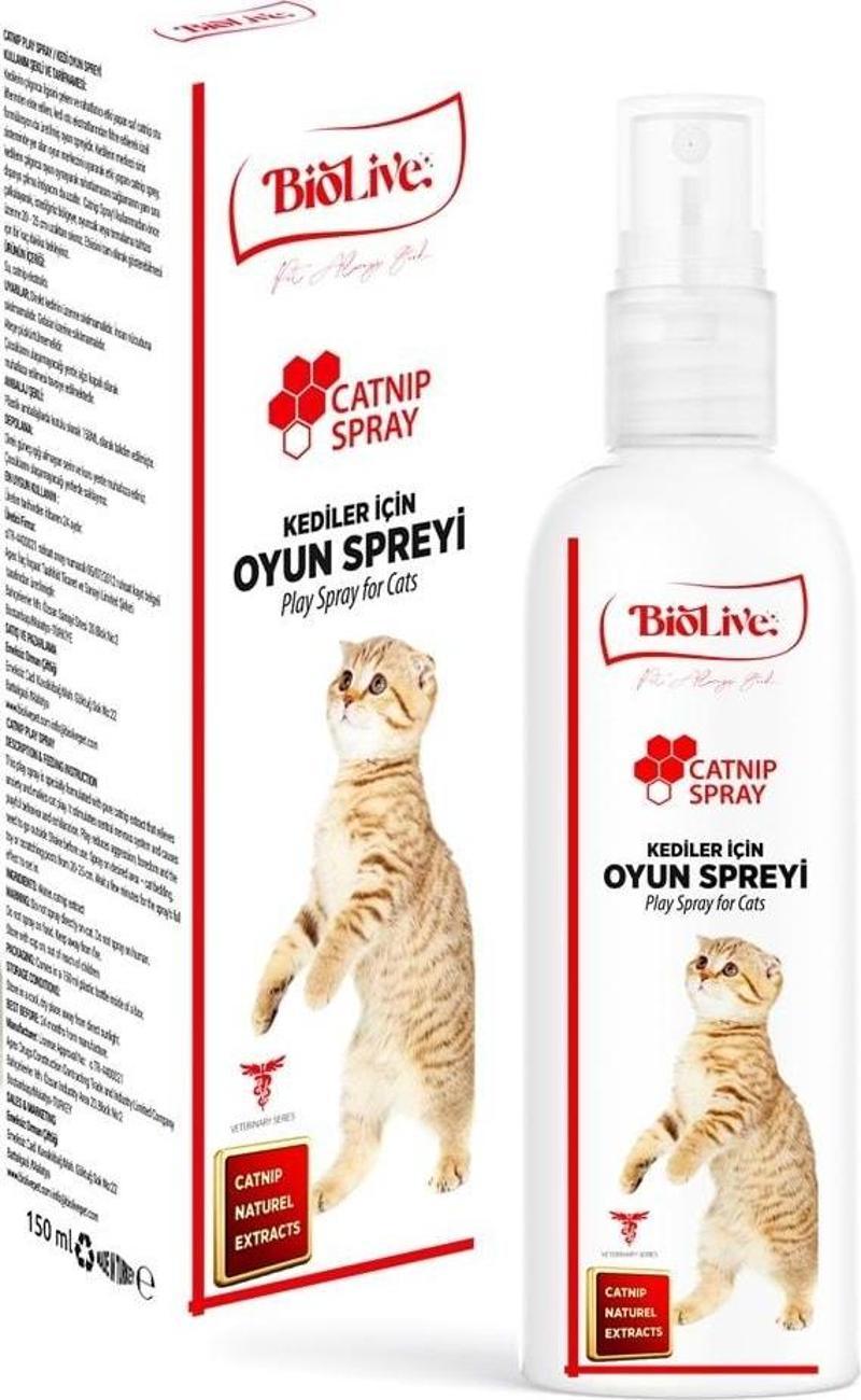 Catnip Kediler İçin Oyun Spreyi 150ml