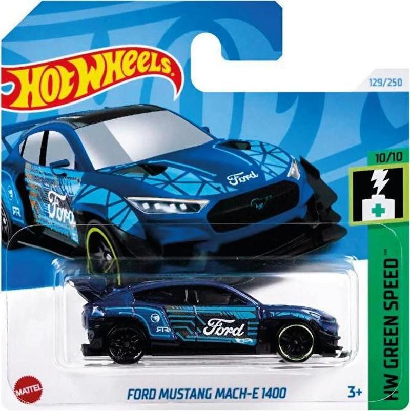 1/64 Ölçek Tekli Regular Arabalar Treasure Hunt (TH)  HTF20 Hw Green Speed / Ford Mustang Mach-E 1400