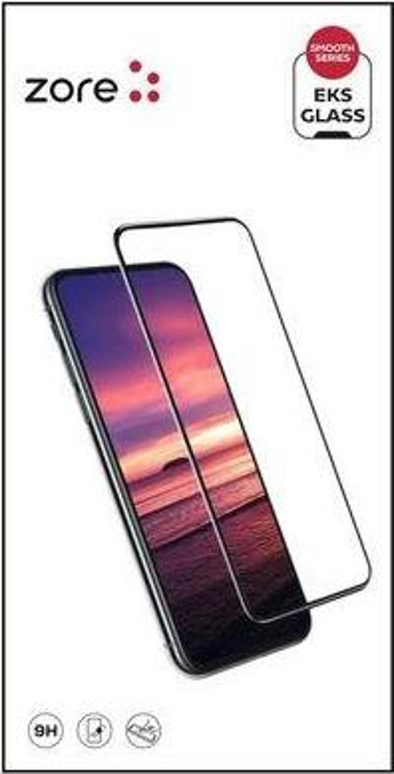 Apple iPhone 6 Kenarı Ekstra Güçlendirilmiş Renkli Tasarımlı Eks Cam Ekran Koruyucu