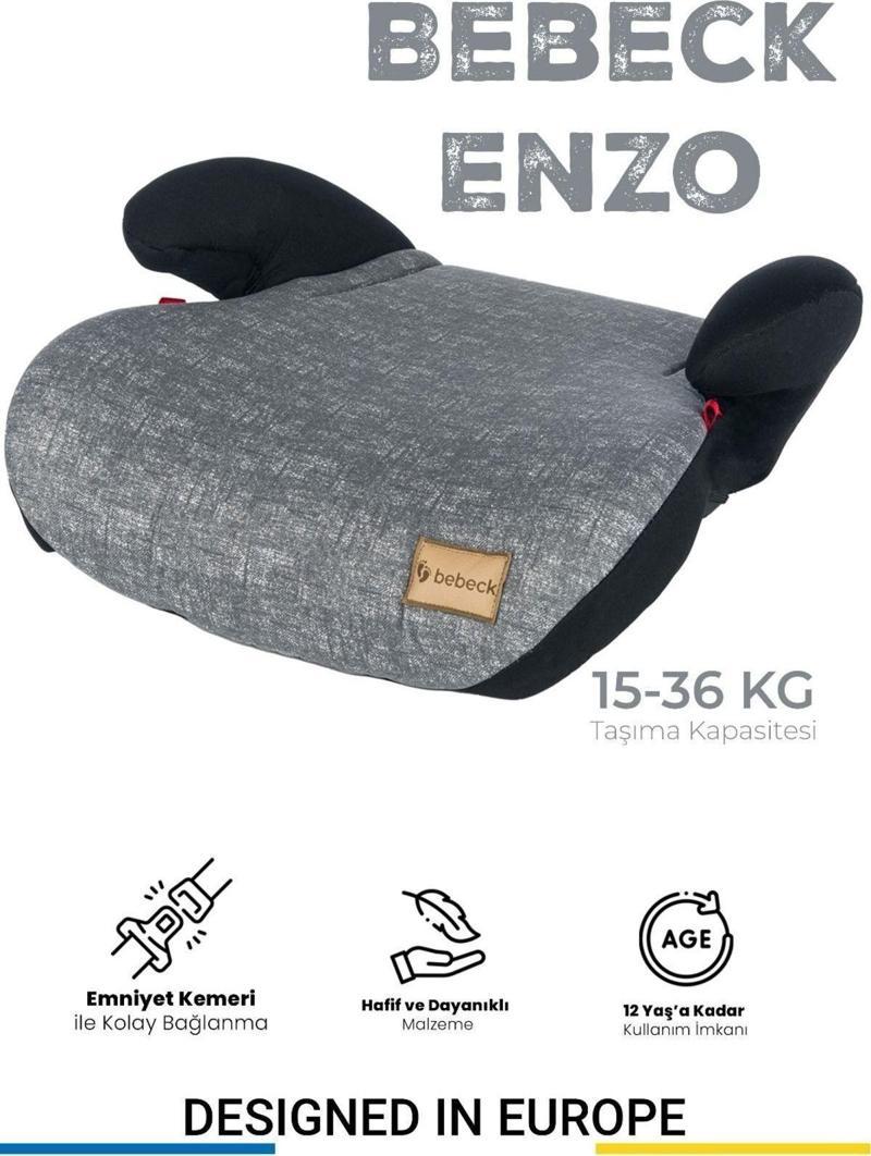 15-36 Kg Oto Koltuğu Yükselticisi Gri