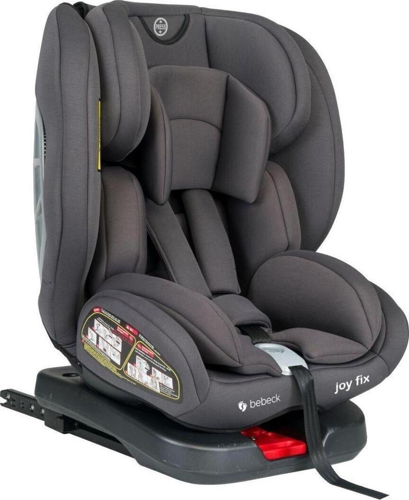 Joy Fix 0-36 Kg 360° Dönebilen Isofix'Li Oto Koltuğu Gri