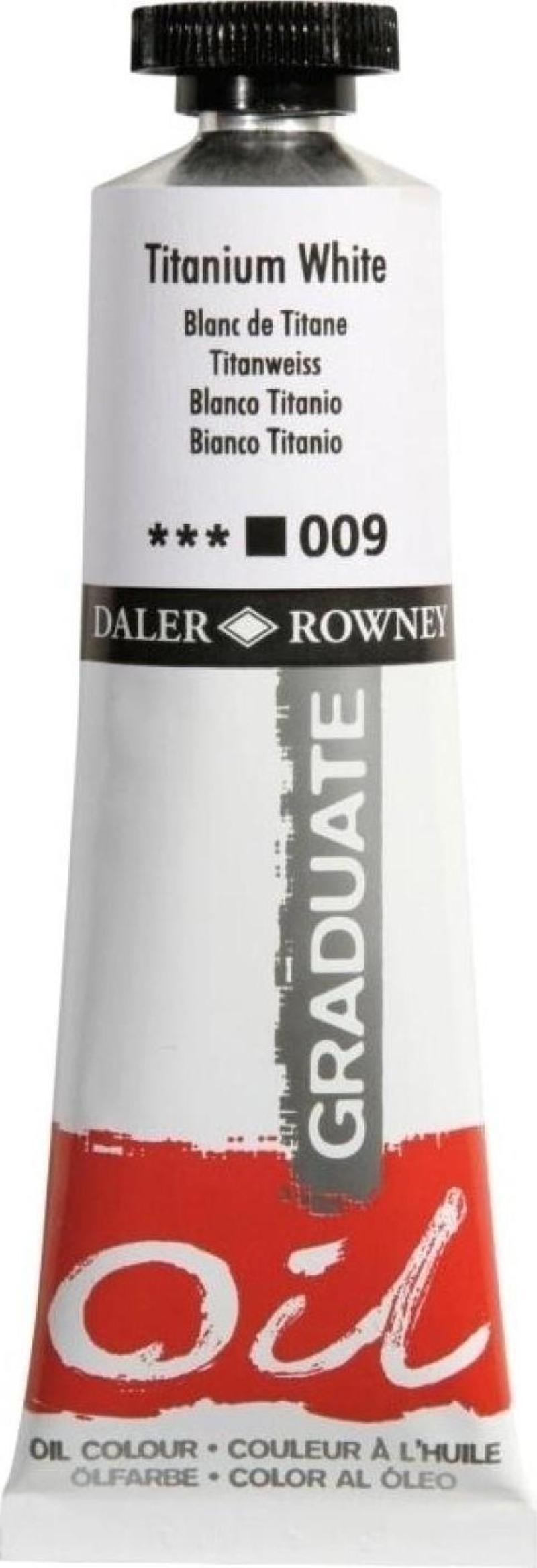 Daler Rowney Yağlı Boya Graduate 38 ML-009 Titanium White