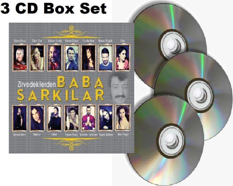 Zirvedekilerden Baba Şarkılar 48 Seçkin Müslüm Gürses Şarkısı 3 Cd Box