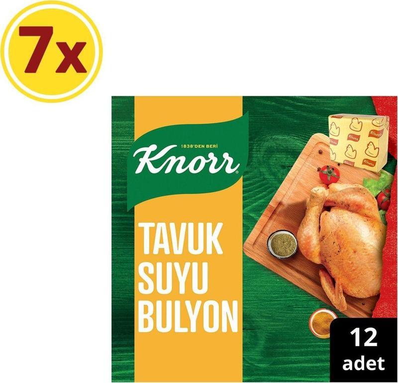 Tavuk Suyu Tablet Bulyon 12li 7 Adet