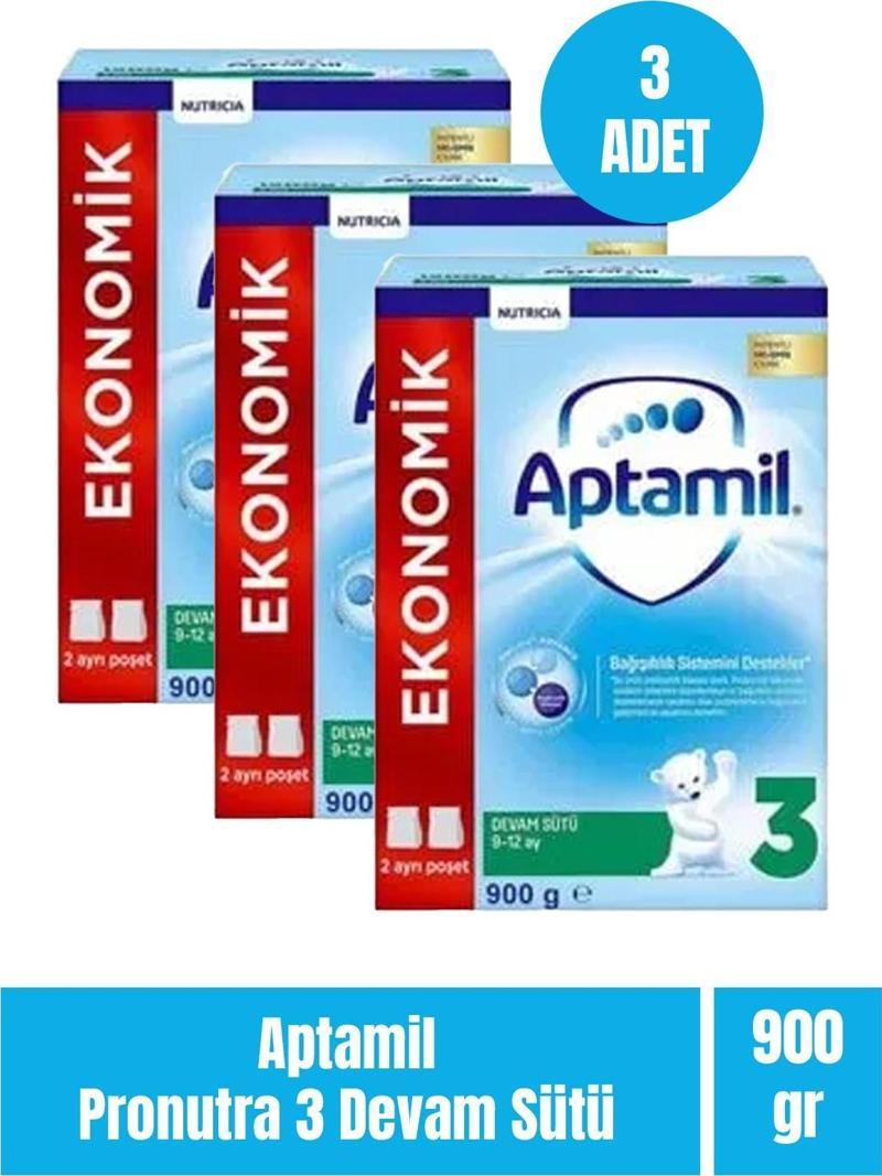 Pronutra 3 Devam Sütü 900 gr - Ekonomik Paket 3 Adet