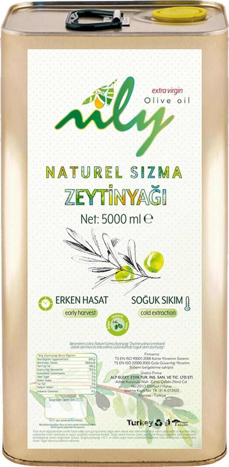 Soğuk Sıkım Sızma Zeytinyağı (5 LT)