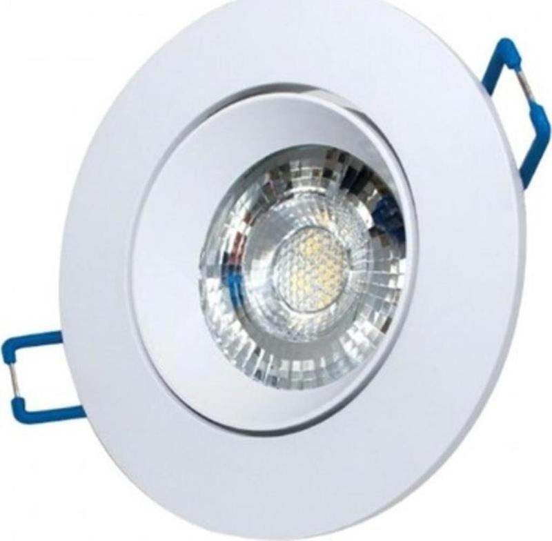 Ct 5256 8W Safir Led Spot Beyaz Kasa Beyaz Işık 6500K