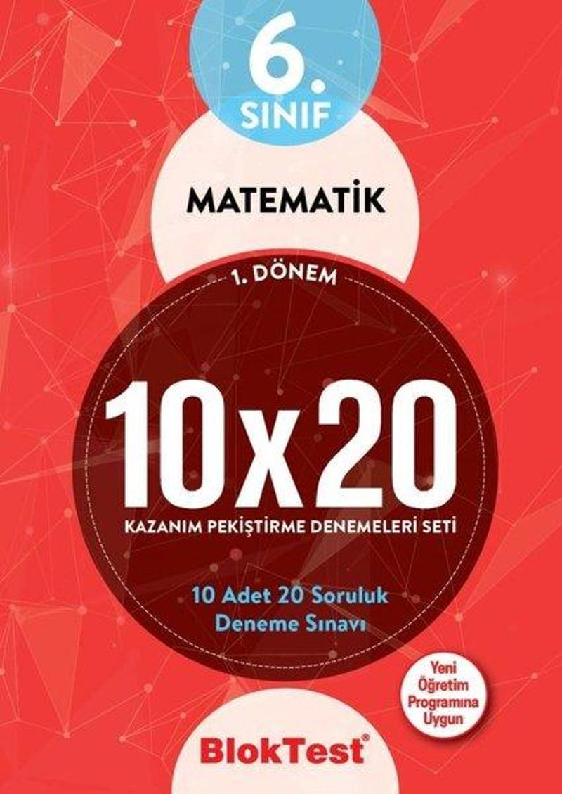 6.Sınıf 1. Dönem Matematik Kazanım Pekiştirme Denemeleri Seti