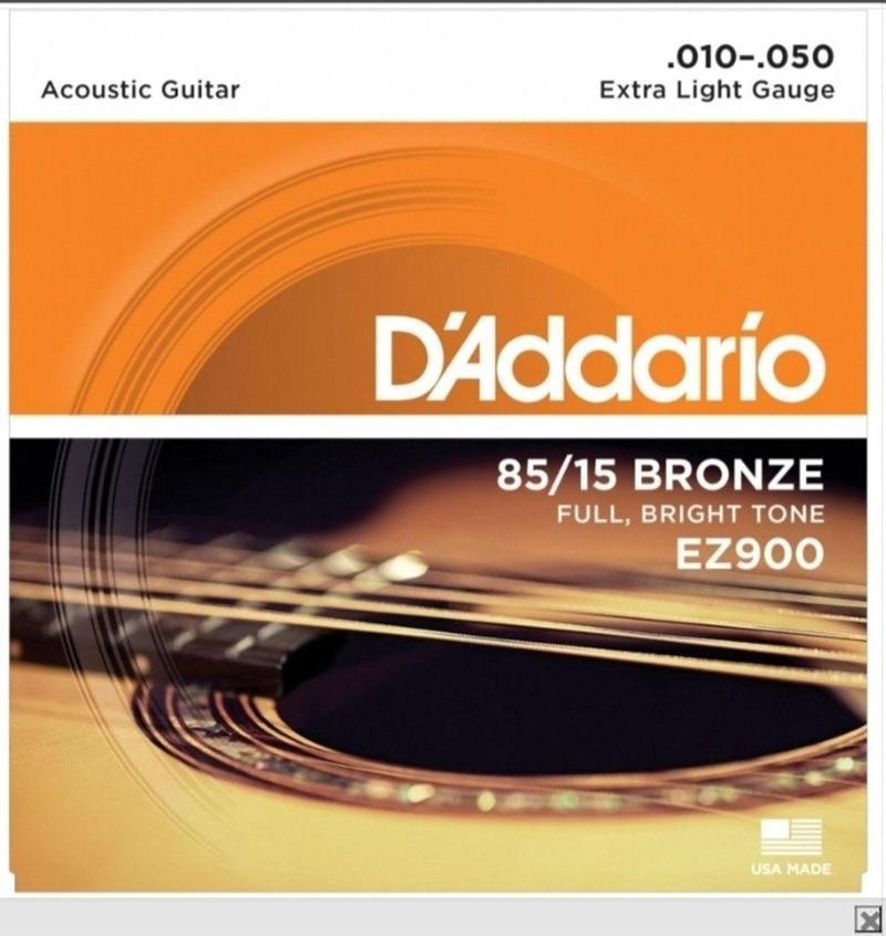 D'Addario Ez900 Takım Tel - Akustik Gitar Teli - Pena Hediyeli!