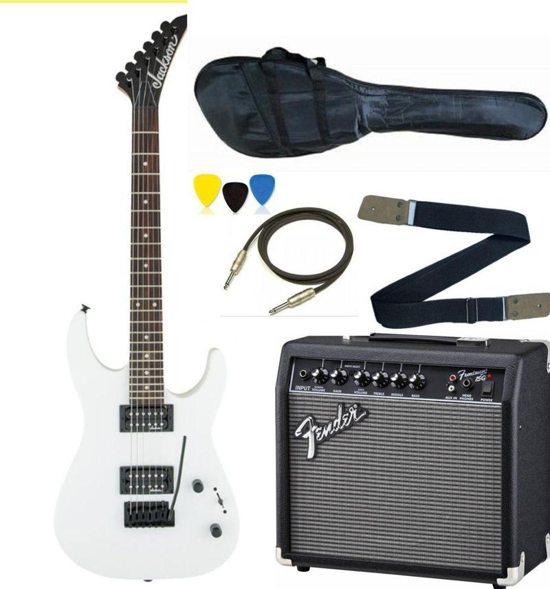 Js11 Dinky 2-Point Beyaz Elektro Gitar Frontman Set