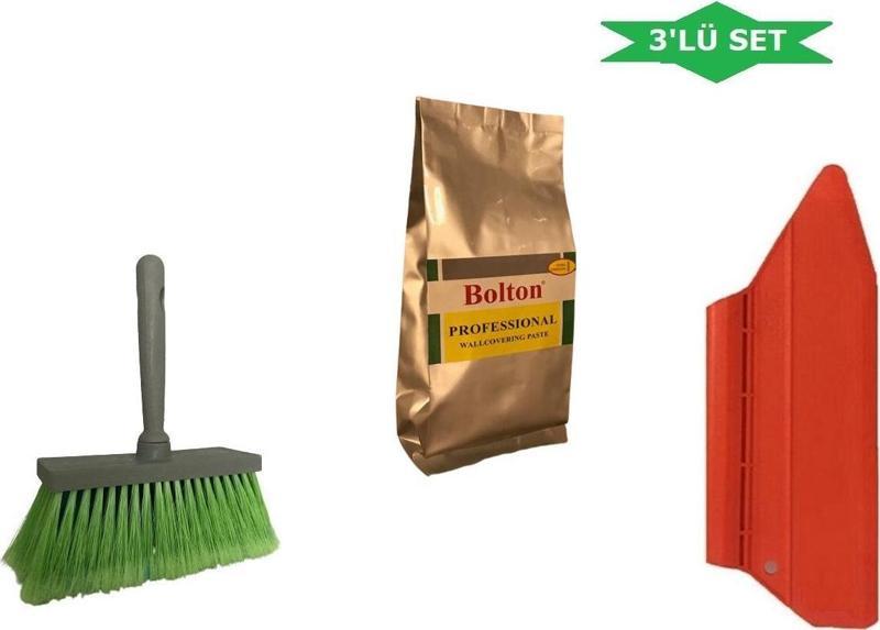 3'lü Set 125gr. Duvar Kağıdı Yapıştırıcısı (tutkal-fırça-spatula)