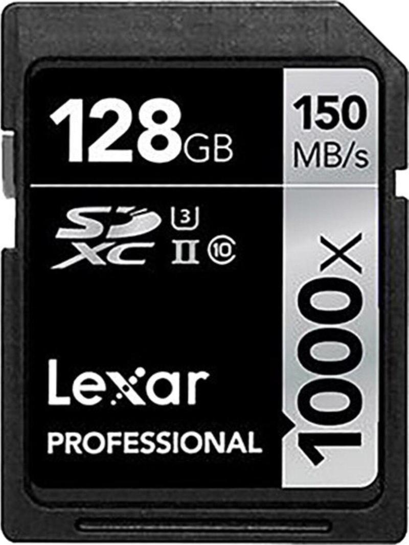 128 Gb 1000X U3 V60 4K Sd Hafıza Kartı (150 Mb/S)