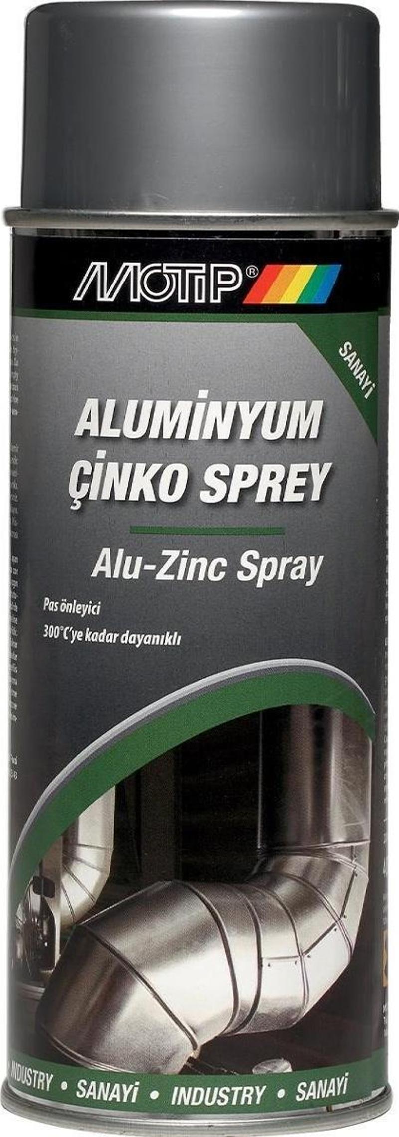 Isıya Dayanıklı Alüminyum Çinko Spreyi 400 ml.
