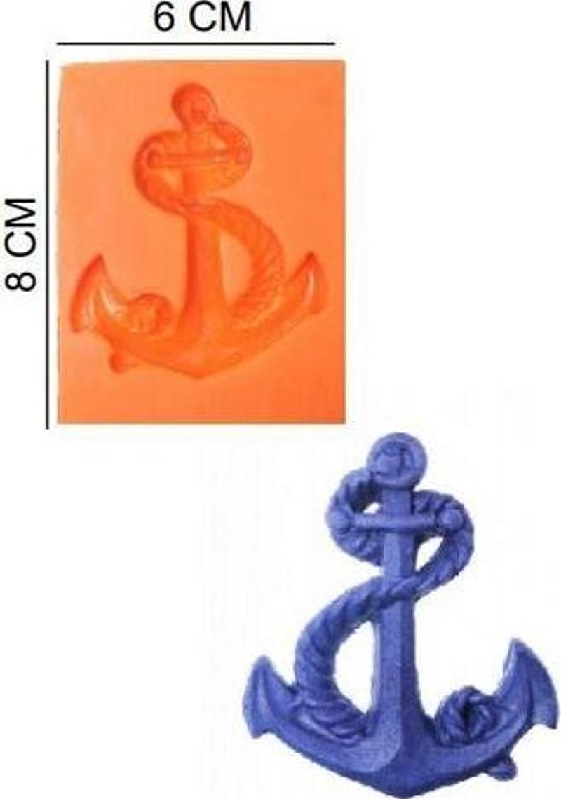 ŞEKER HAMUR KALIBI SİLİKON GEMİ ÇAPASI 6*8 CM