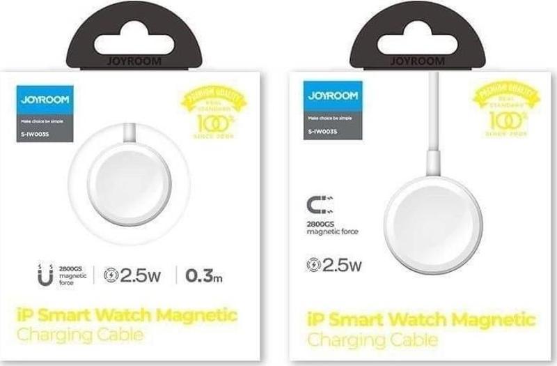 S-IW003S İphone Watch 2.5W Qi Kablosuz Şarj Cihazı 30 Cm