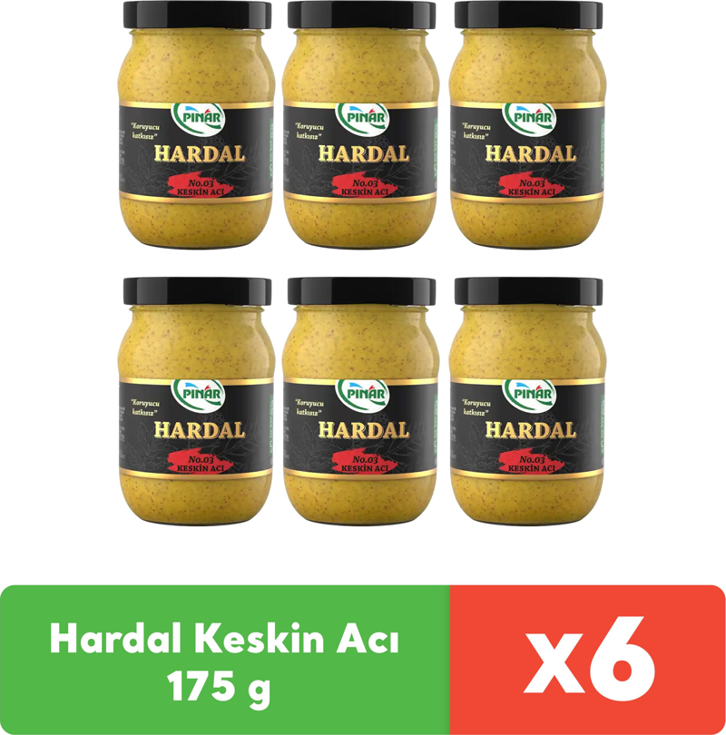 Hardal Keskin Acı 175 g x 6 Adet