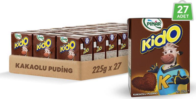 Kido Kakaolu Puding 200 ml x 27 Adet