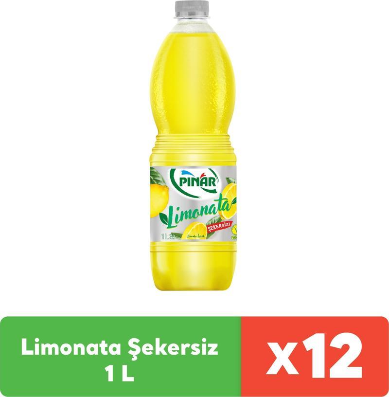 Limonata Şekersiz 1 L x 12 adet