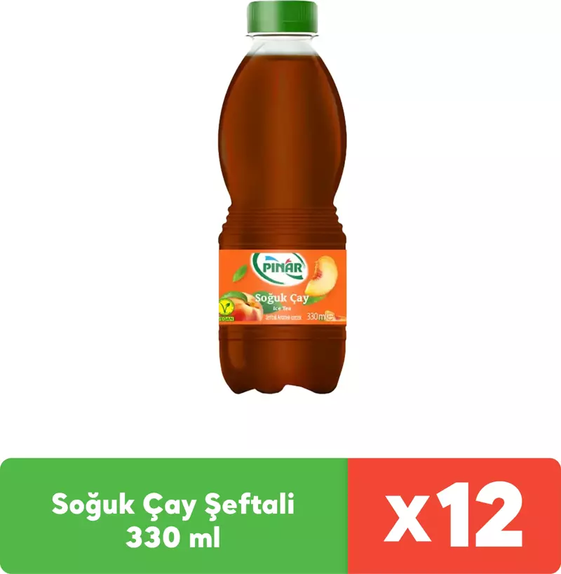 Soğuk Çay Şeftali 330 ml x 12 Adet