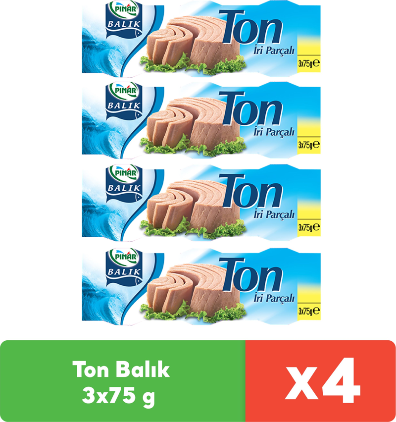 Ton Balık 3x75 g x 4 Adet