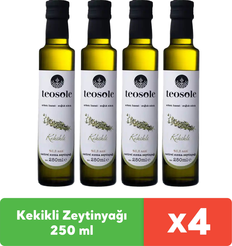 Kekikli Zeytinyağı 250 ml x 4 adet