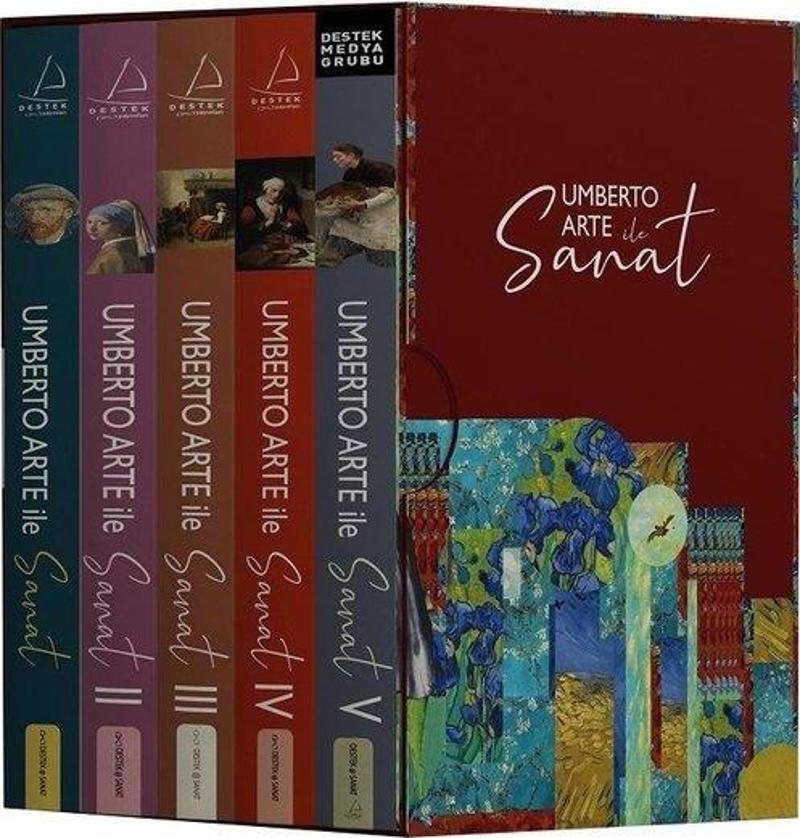 Umberto Arte İle Sanat Seti - 5 Kitap Takım - Kutulu