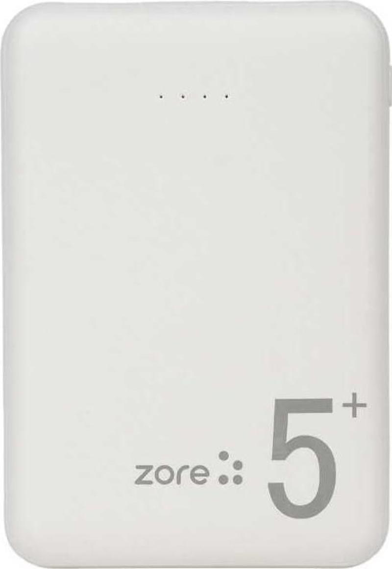 Zore ZR-PW04 Led Işıklı Powerbank 5000 mAh Taşınabilir Şarj Cihazı