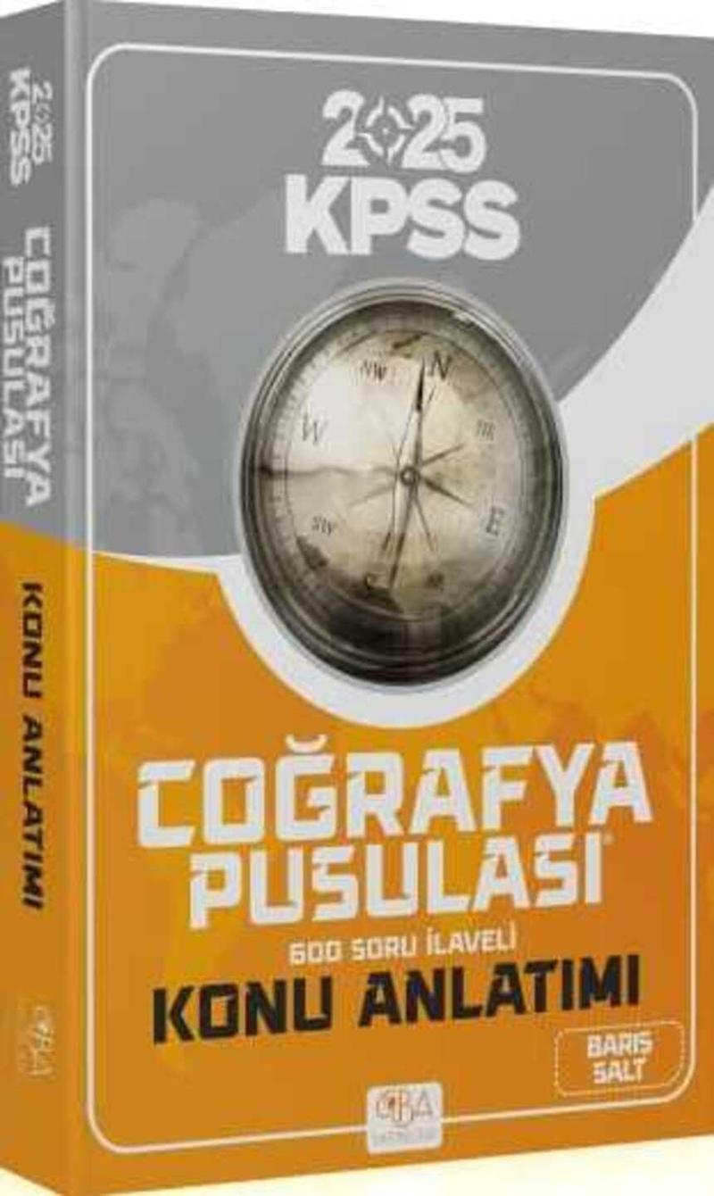 2025 KPSS Coğrafya Pusulası Konu Anlatımı 600 Soru İlaveli Barış Salt