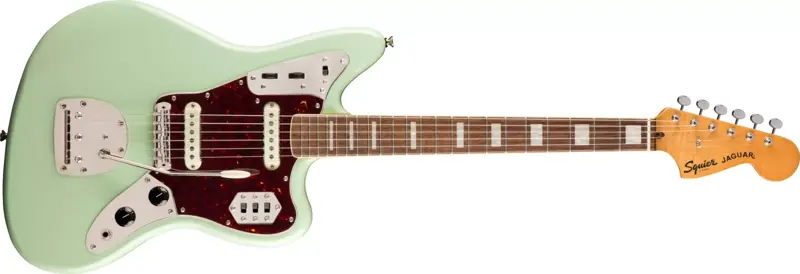 Squier Classic Vibe 70s Jaguar Laurel Klavye Surf Green Elektro Gitar