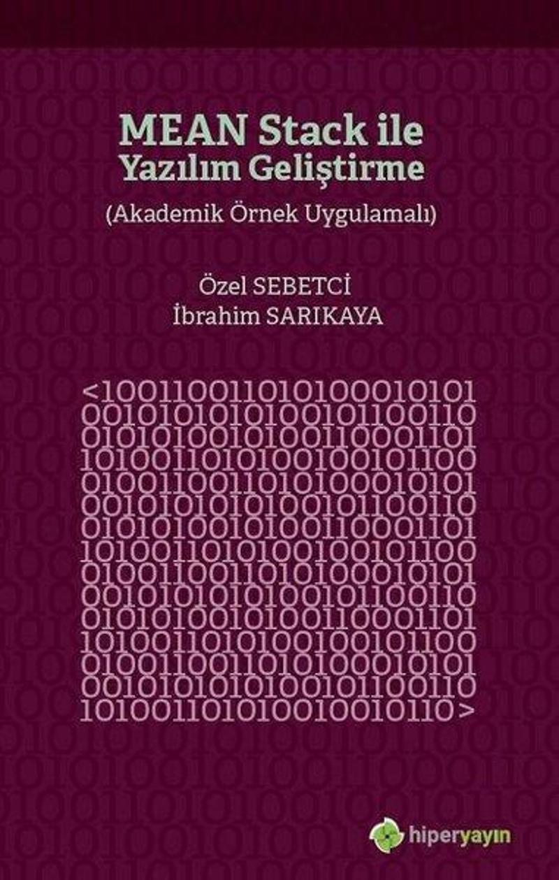 Mean Stack ile Yazılım Geliştirme-Akademik Örnek Uygulamalı