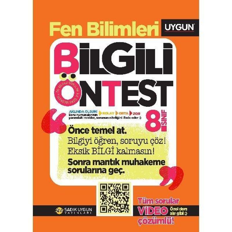 8.Sınıf Bilgili Ön Test Fen Bilimleri