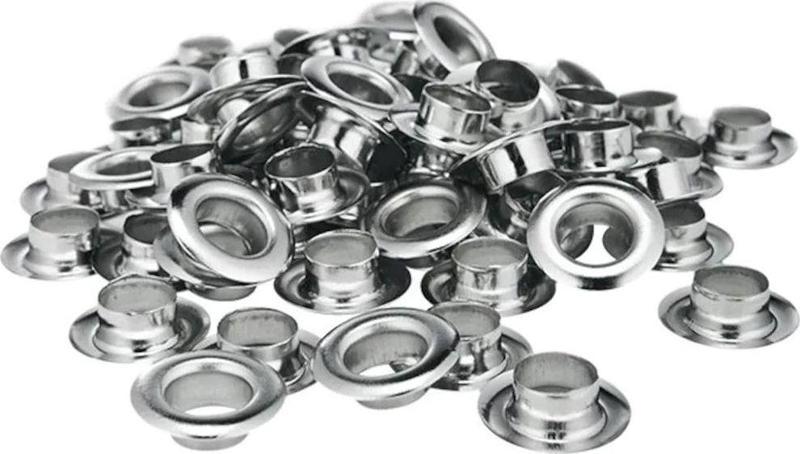 Metal Branda Kenarı 24 No Sac Pullu Kuş Gözü Kapsülü 1000 Takım