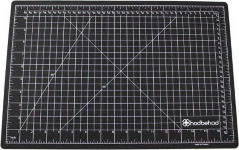 A1 Büyük Boy Siyah Çift Taraflı Kesim Tablası Cutting Mat 60X90Cm